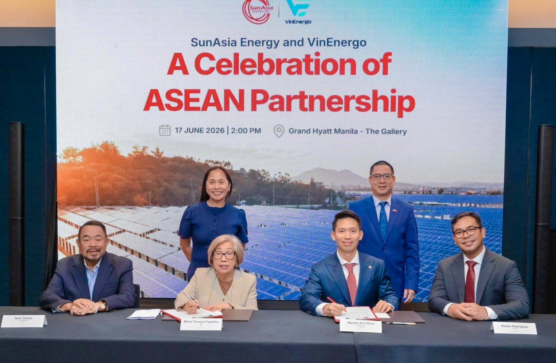 VinEnergo hợp tác với SunAsia Energy Inc phát triển điện mặt trời nổi kết hợp nuôi trồng thủy hải sản tại Philippines